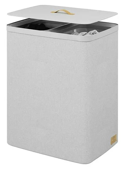 Koš na prádlo Store It Premium Ava / 67 x 56 x 40 cm / 100 l / PP/polyester / šedá Varianta: ivi1