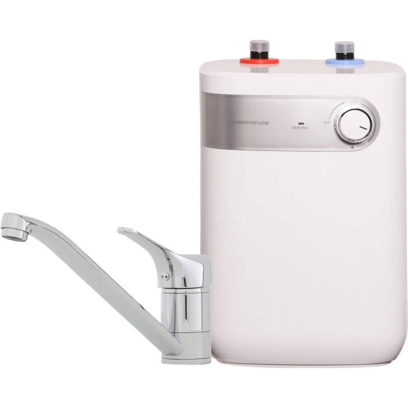 Thermoflow Zásobník pod odběrné místo DS 5U + dřezová baterie Qmix 700