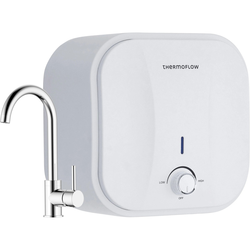 Thermoflow Zásobník pod odběrné místo DS 10 + dřezová baterie OVALIS