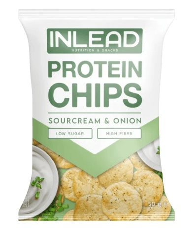 Inlead Nutrition Protein Chips 50 g - smetana a cibule
