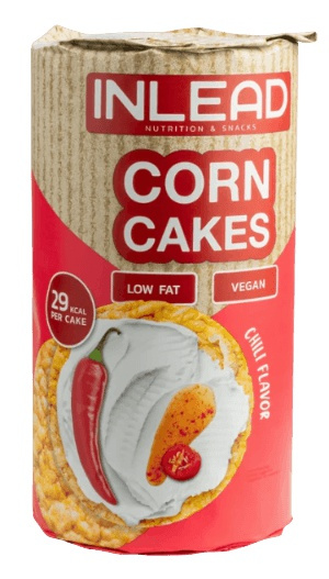 Inlead Nutrition Corn Cakes 120 g - Chilli