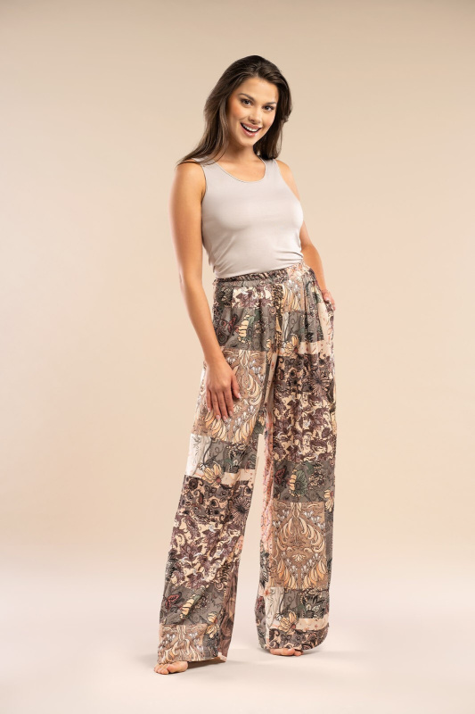 Belle Reverie Forever pyžamové kalhoty S-L khaki S
