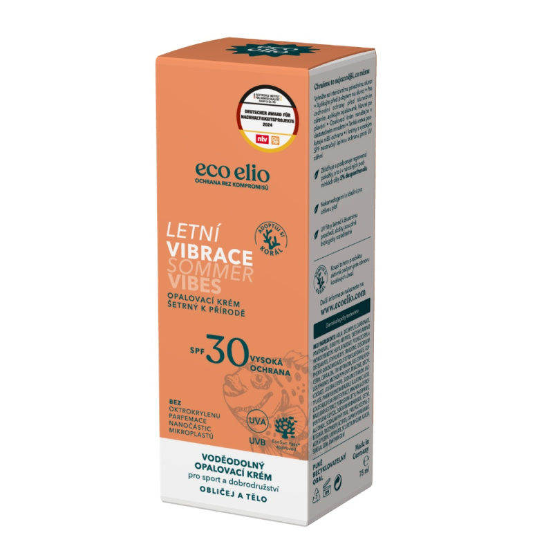 ECO ELIO OPALOVACÍ KRÉM LETNÍ VIBRACE SPF 30, 75ml