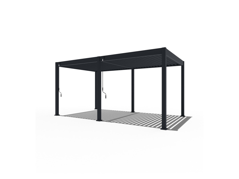 Pergoline Pavilon »Trumpf« (antracitová, 3 x 5,3 m)