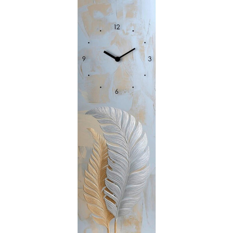 Euroart NÁSTĚNNÉ HODINY vícebarevná, bílá 20/60/3.1 cm