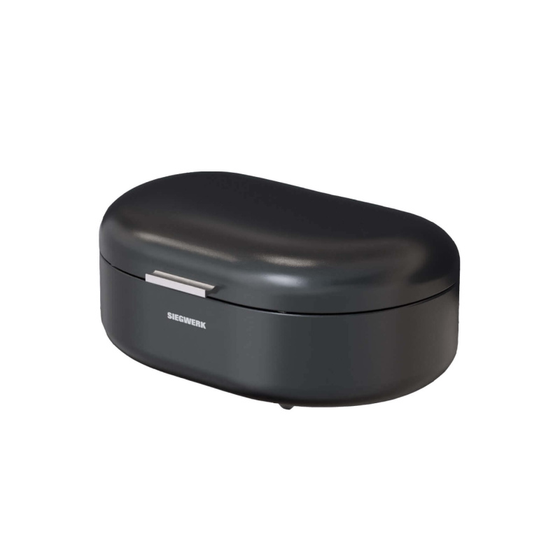 SIEGWERK Chlebník Panea, oválný, velikost L, černá  BK-200-L-BLK