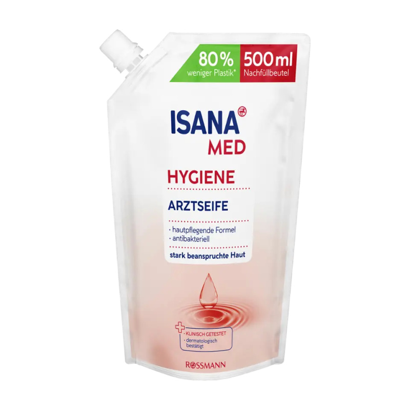 ISANA Med Antibakteriální mýdlo náhradní náplň 500 ml