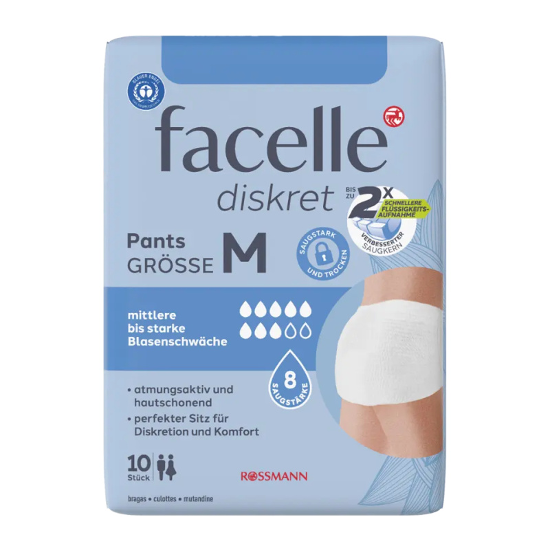 facelle Inkontinenční kalhotky M 10 ks