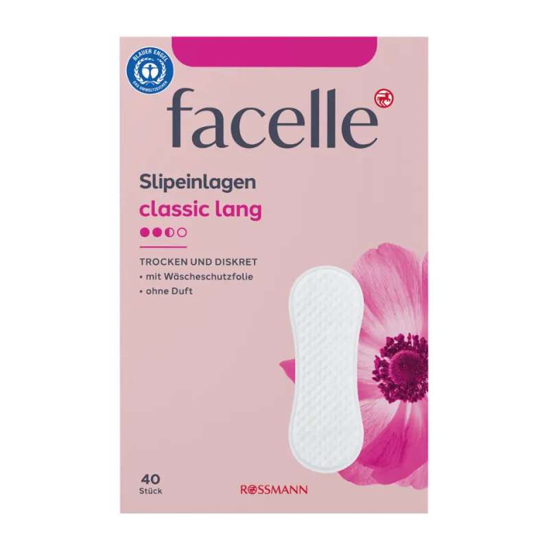 facelle Slipové vložky Classic Long 40 ks