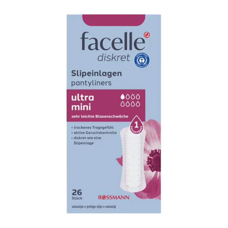 facelle Inkontinenční slipové vložky Ultra Mini 26 ks