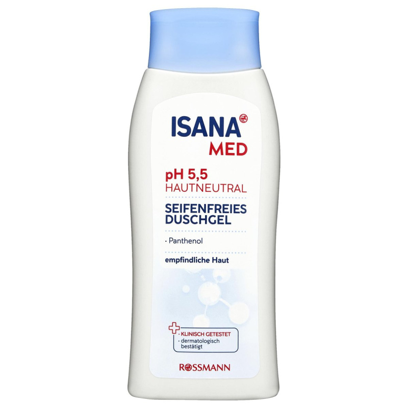 ISANA Med jemný sprchový gel pro citlivou pokožku