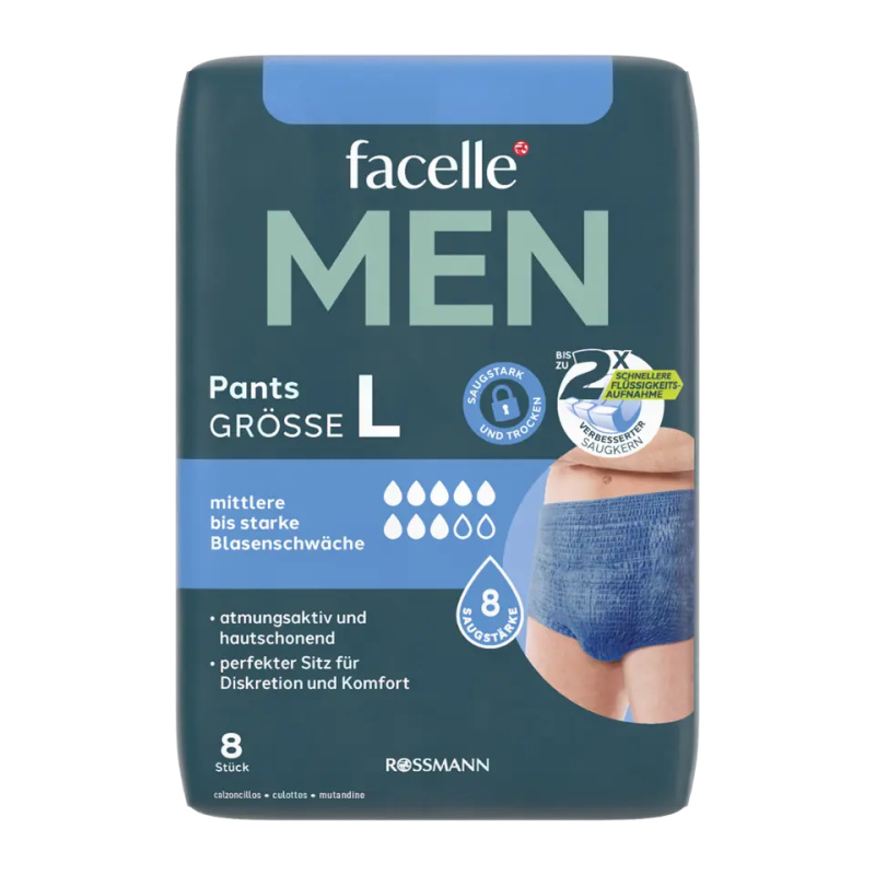 facelle Inkontinenční kalhotky Men 8 ks