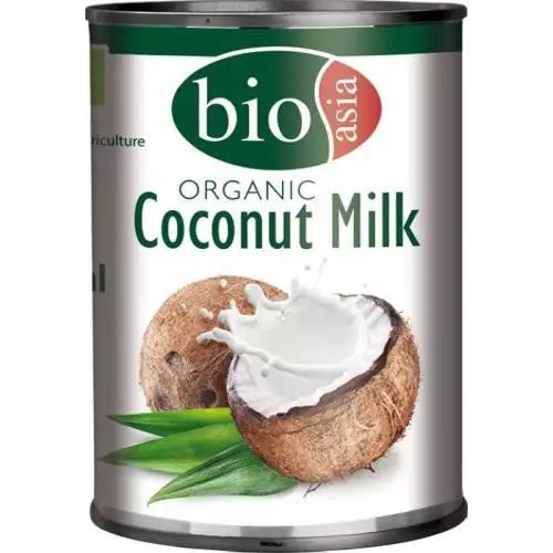 Bioasia kokosové mléko 18% organické 400ML