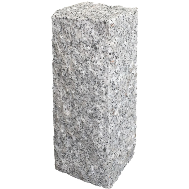 Euro Stone Palisáda žulová štípaná ze všech stran, světle šedá, 10 x 10 x 25 cm