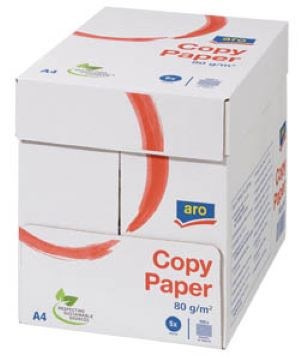 aro Papír kancelářský Copy Paper A4 80 g/ m2 500 listů 5 ks