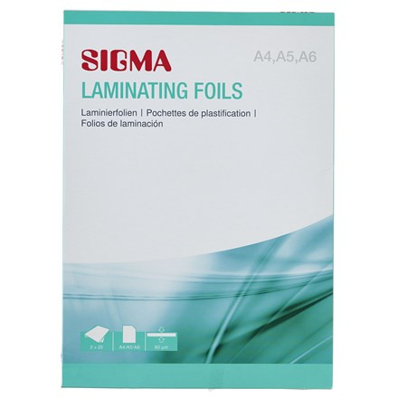 SIGMA Lamin Film A4,A5,A6/80 micro 1 ks