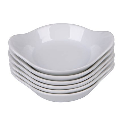 METRO PROFESSIONAL Miska VILO porcelán bílá 6 ks