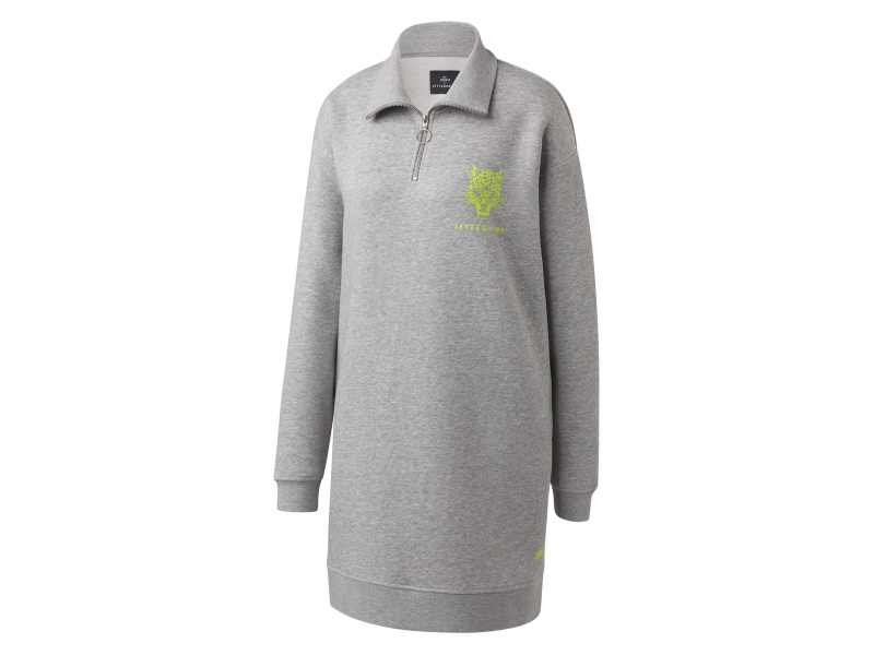 Crivit by Jette Sport Dámské mikinové šaty (XS (32/34), šedá)