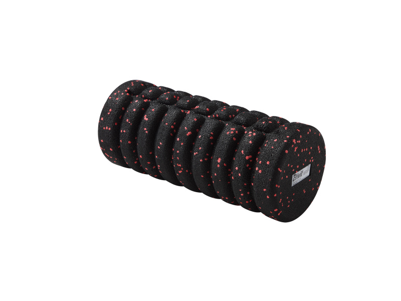 Crivit Fitness roller (černá/červená puntíkovaná)