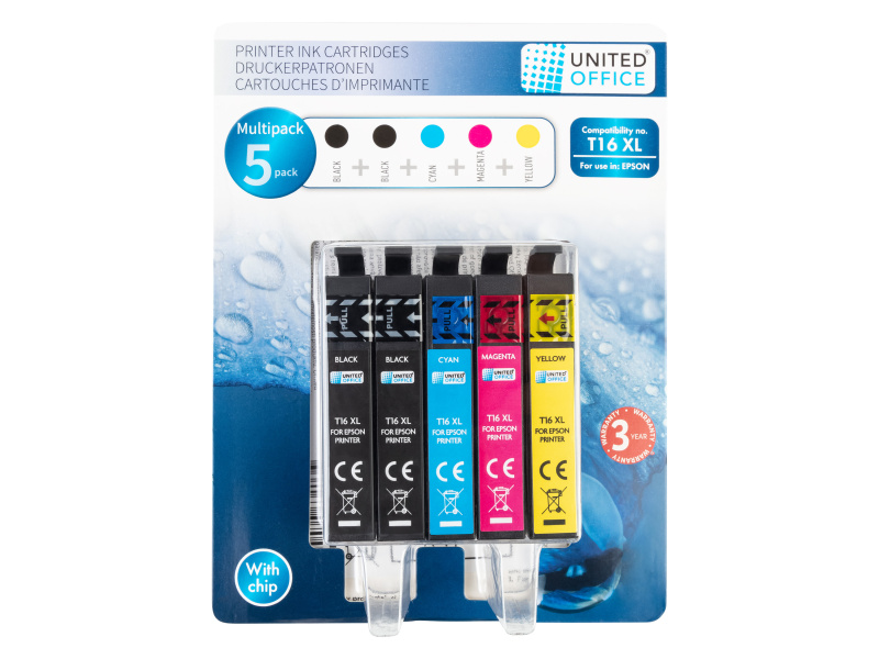 United Office® Náplně do tiskárny Epson Multipack (Multipack 16Xl)