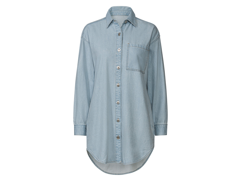 esmara® Dámské džínové šaty (38, světle modrá)