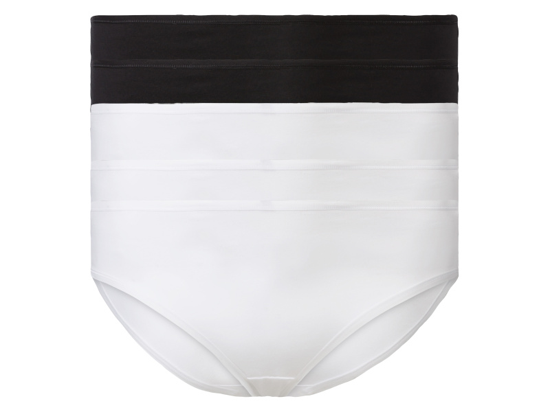 esmara® Dámské kalhotky Xxl, 5 kusů (Xxl (52/54), černá/bílá)