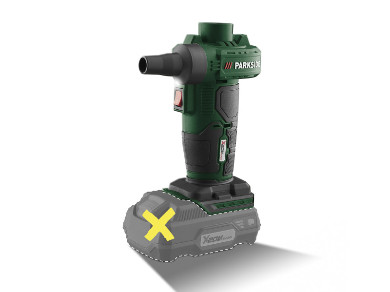 Parkside® Aku kompresor PAK 20-Li C3 / Aku pumpa Palp 20-Li C3 – bez akumulátoru a nabíječky (aku pumpa )
