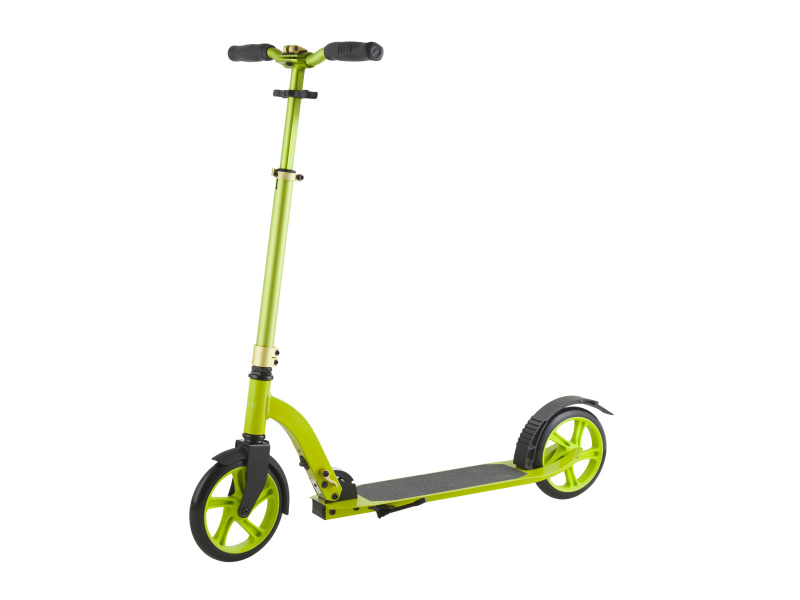 Crivit Koloběžka s odpružením Big Wheel (limetková)