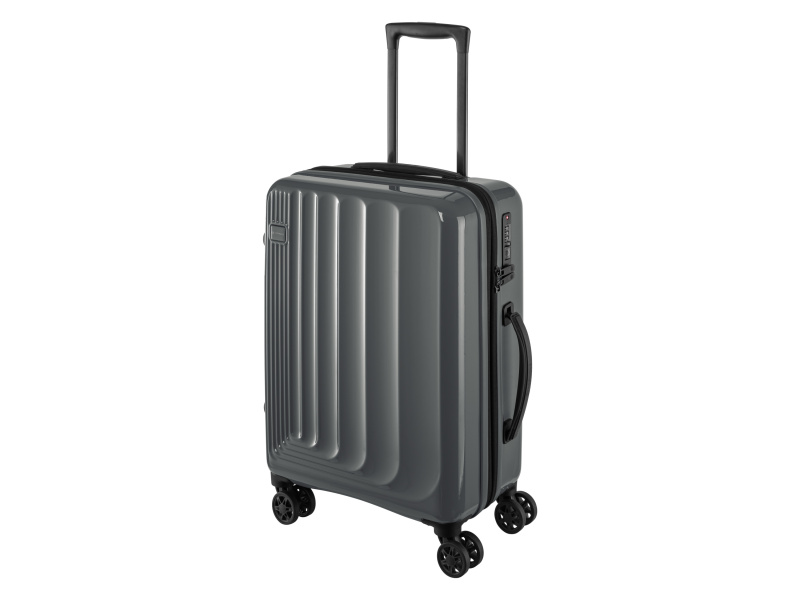 Topmove® Skořepinový příruční kufr, 30/35 l, šedá