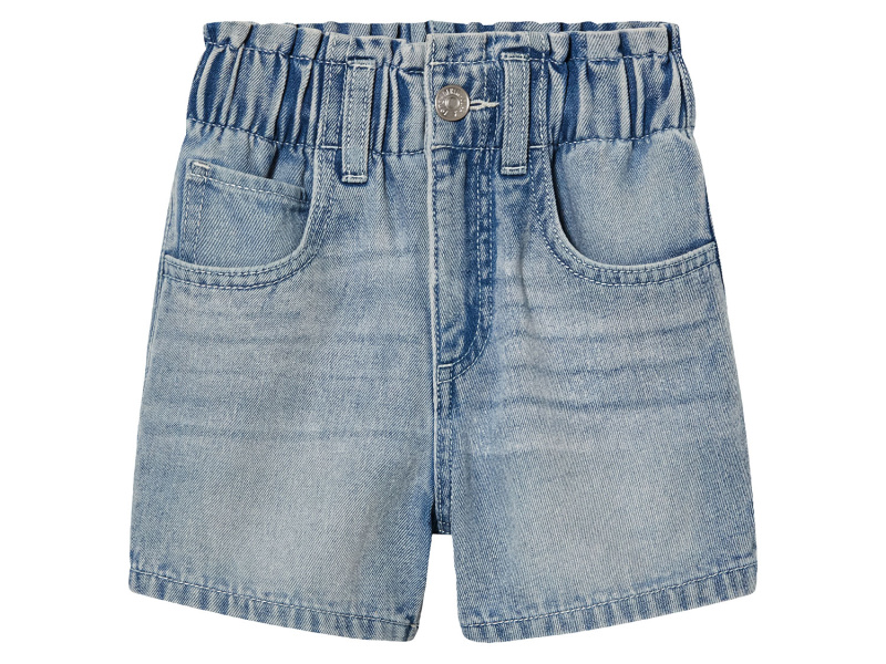 lupilu® Dívčí džínové šortky (110/116, světle modrá)