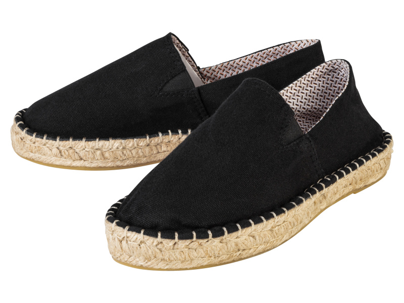 esmara® Dámské espadrilky (38, černá)