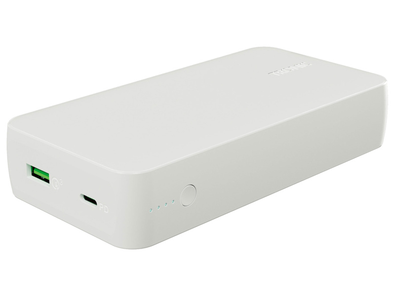Tronic® Powerbanka 20 000 mAh, Usb-C PD, Usb-A, Smart Fast Charge (bílá)