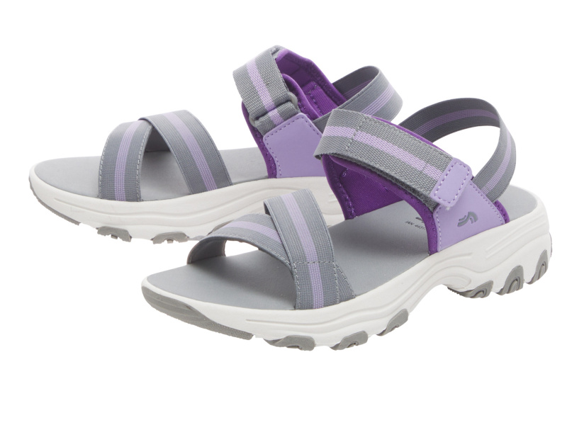 Crivit Dámské trekingové sandály (fialová/šedá, 41)