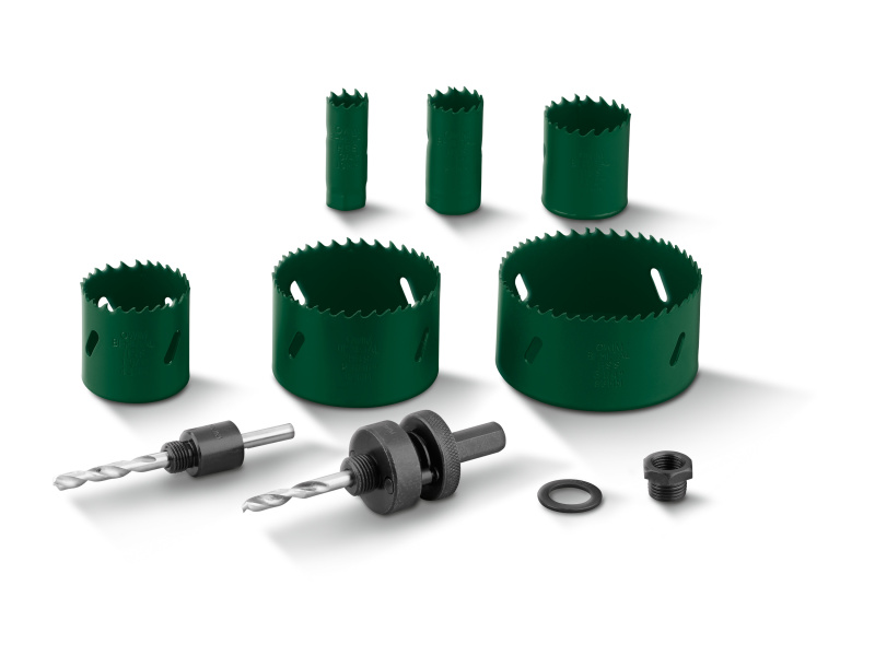 Parkside® Sada děrovacích pil, 9dílná (bimetalové)