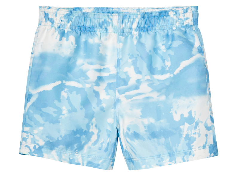 lupilu® Chlapecké koupací šortky (122/128, světle modrá / bílá)