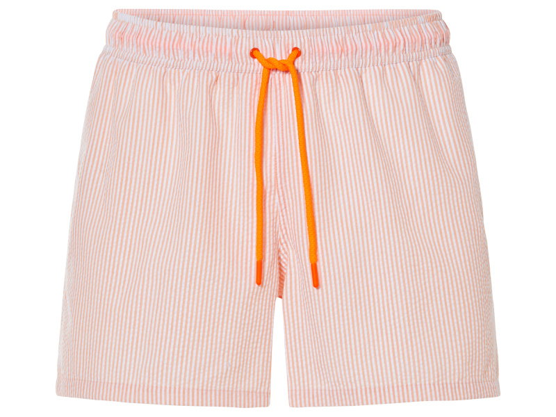Livergy® Pánské koupací kraťasy (4/S, oranžová/bílá)