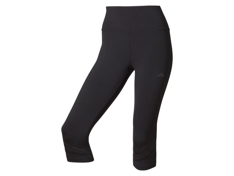 Crivit Dámské funkční capri legíny (XS (32/34), černá)