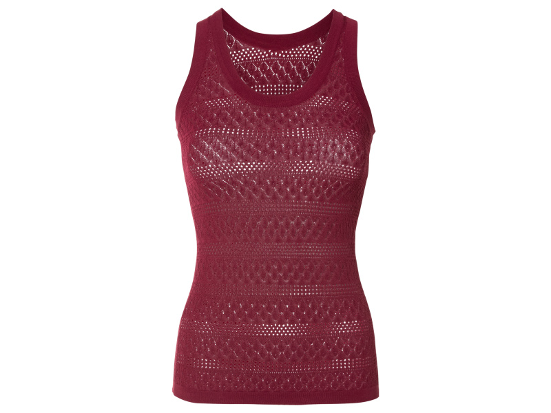 esmara® Dámský pletený top (L (44/46), červená)