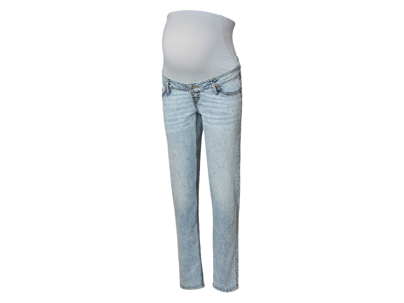 esmara® Dámské těhotenské džíny "Straight Fit" (světle modrá, 46)