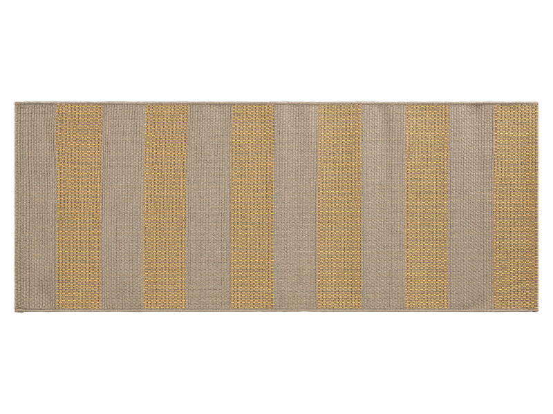 Livarno home Venkovní koberec, 80 x 200 cm (béžová/žlutá)
