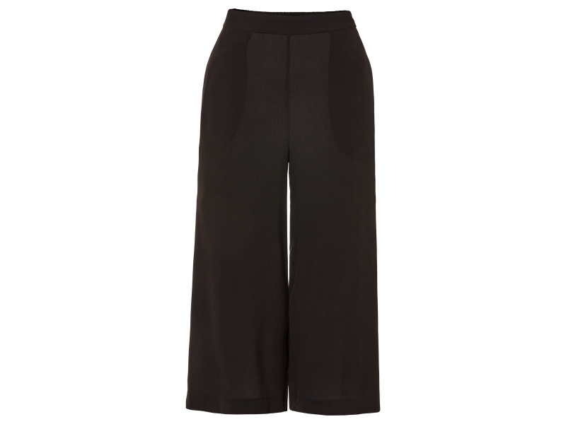 esmara® Dámské kalhoty "Wide Leg" (36, černá)