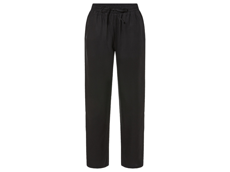 esmara® Dámské kalhoty se širokými nohavicemi (38, černá)