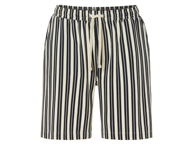 Livergy® Pánské bermudy (krémová / navy modrá, S(44/46))