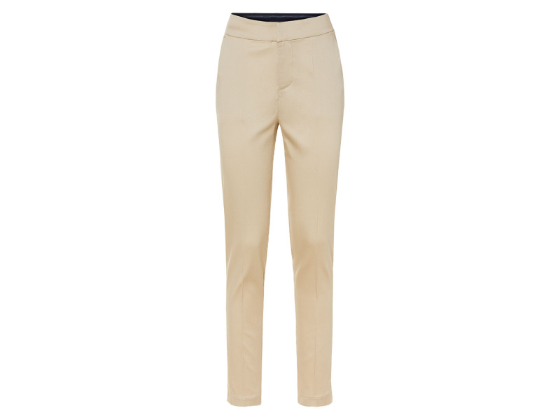 esmara® Dámské slacks kalhoty (34, béžová)