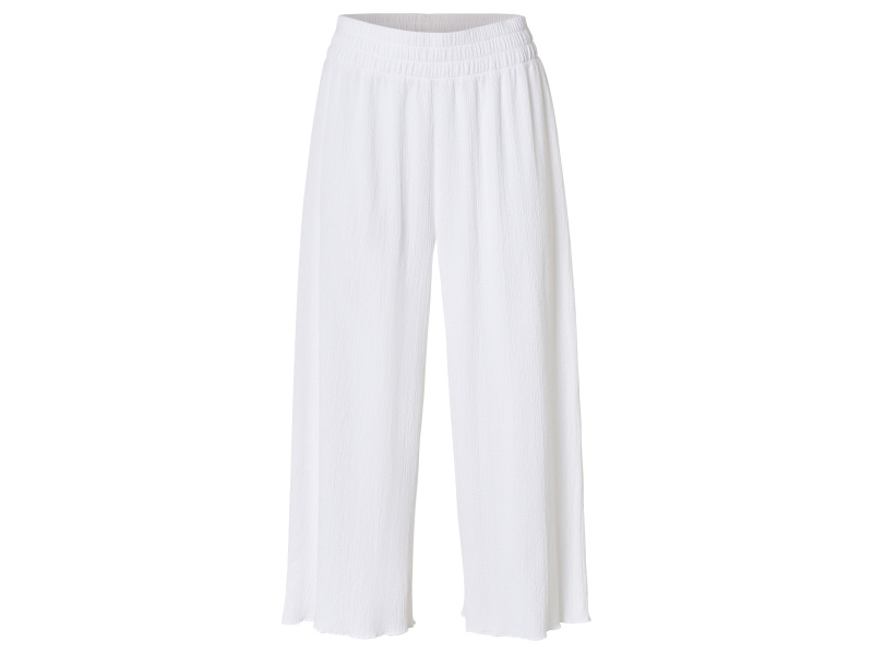 esmara® Dámské culotte kalhoty (L (44/46), bílá)