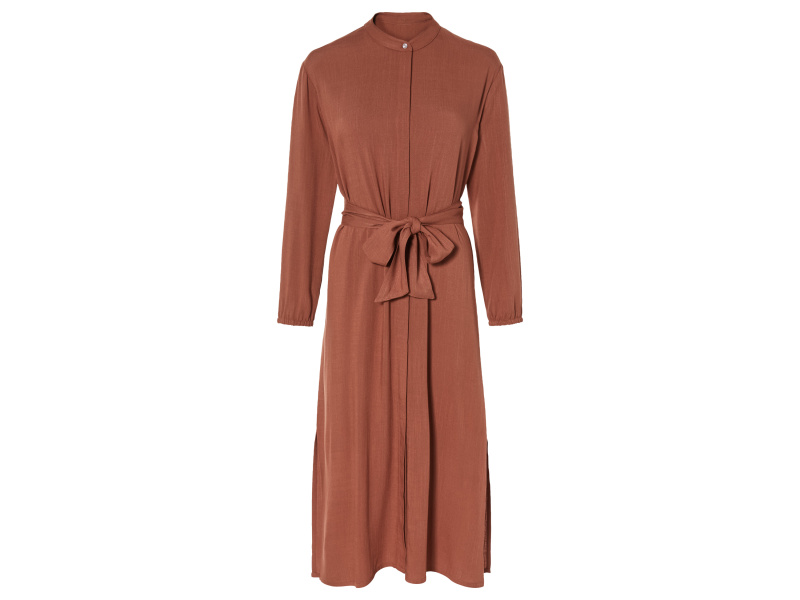 esmara® Dámské midi šaty (cihlová, 44)