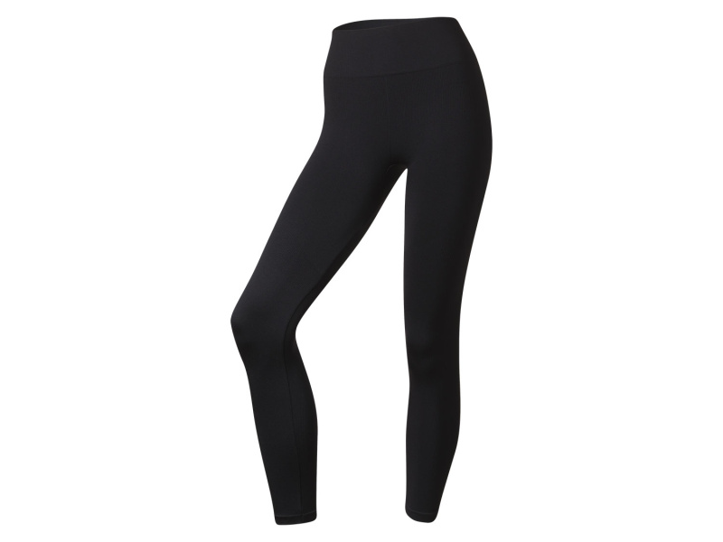 Crivit Dámské funkční bezešvé push-up legíny (XS (32/34), černá)