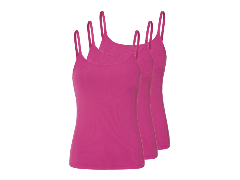 esmara® Dámský top, 3 kusy (S (36/38), růžová)