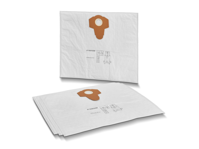 Parkside® Filtrační sáčky PFT 30 A1, 10 kusů / Filtrační sáčky z netkané textilie Pvft 30 A1, 4 kusy (filtrační sáčky z netkané textilie, 4dílná sada)
