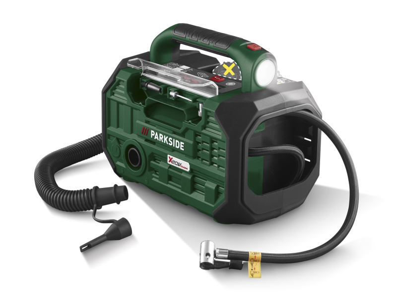 Parkside® Aku kompresor a pumpa PKA 20-Li C3 – bez akumulátoru a nabíječky